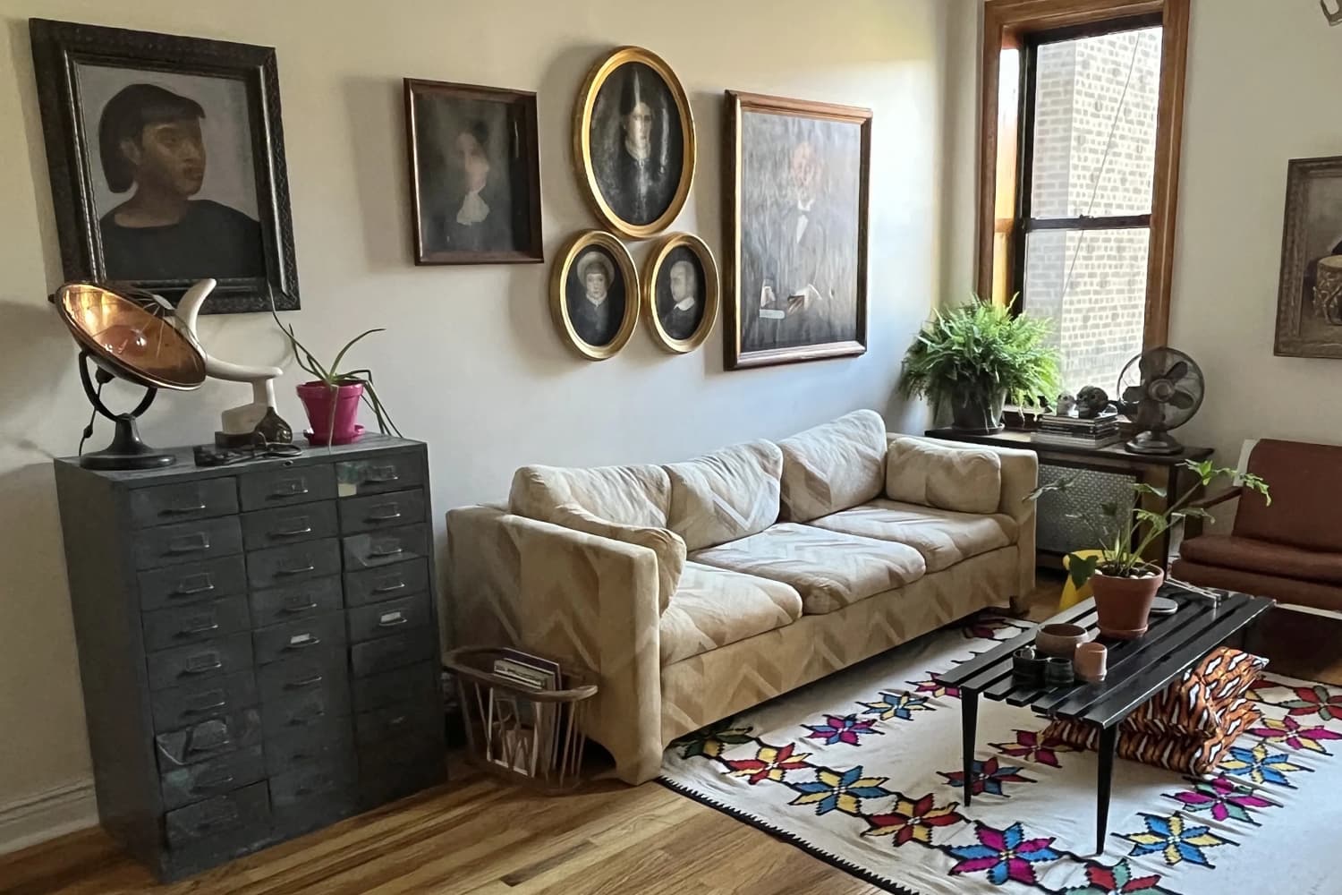 View of Creative and Eclectic NYC Rental on a Shoestring Budget | Apartment Therapy
